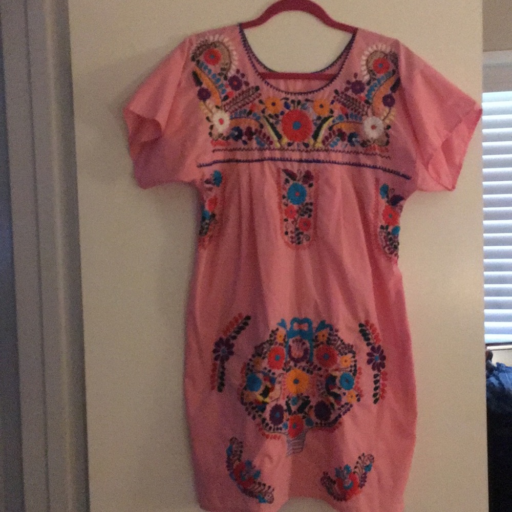 Gorgeous Pink Mexican Tunic